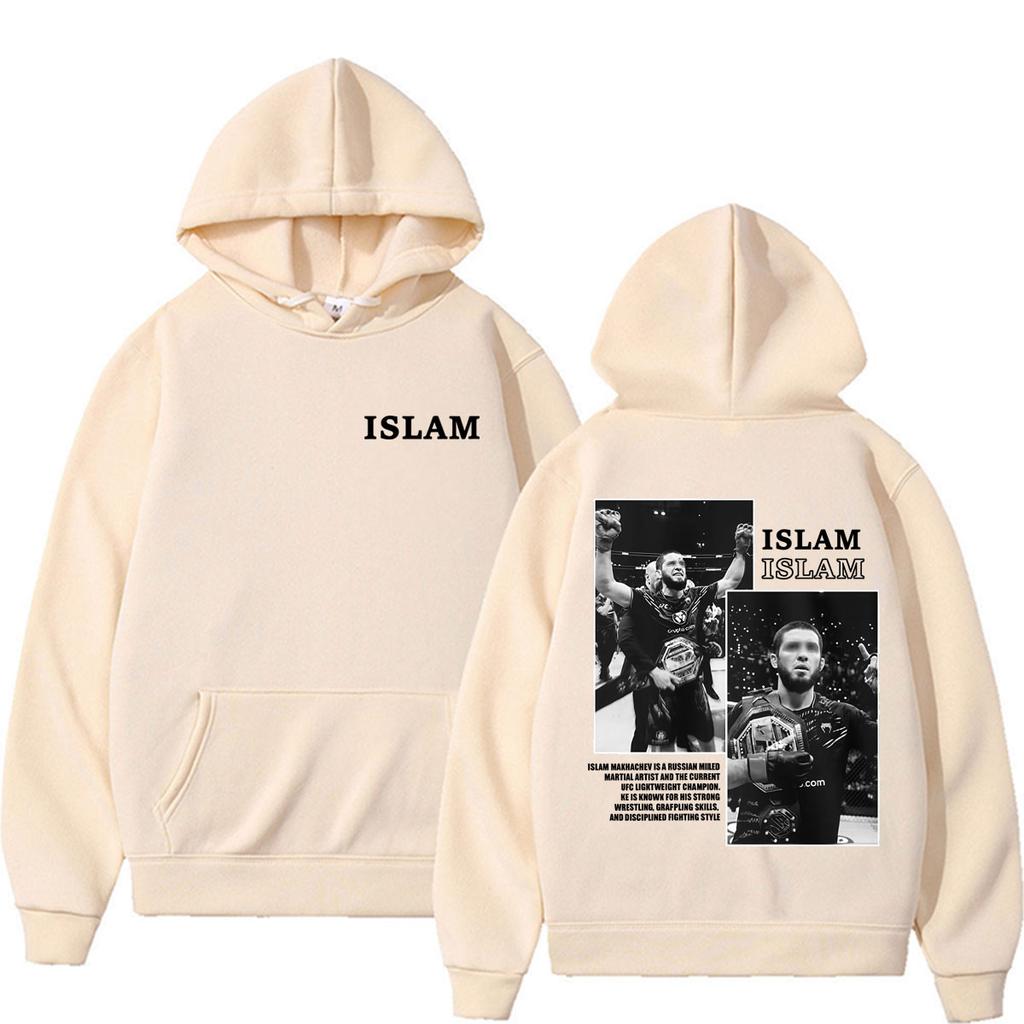 Dagestan Russian Islam Makhachev Cover Hoodie Men's Fashion Violence Aesthetic Sweatshirt Hoodies Streetwear