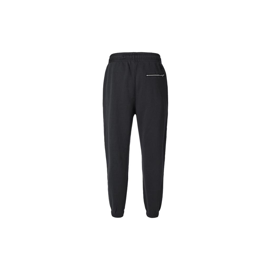 Jordan Wordmark Series Solid Color Casual Knit Joggers Men Bottoms Black FJ0697-045