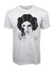 1995 PRINCESS LEIA BIG-FACE WHITE T-SHIRT