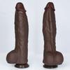12.6" Realistic Thick Dildo – Soft Liquid Silicone Anal & G-Spot Toy with Strong Suction Cup, Hands-Free Use, Durable & Lifelike Design