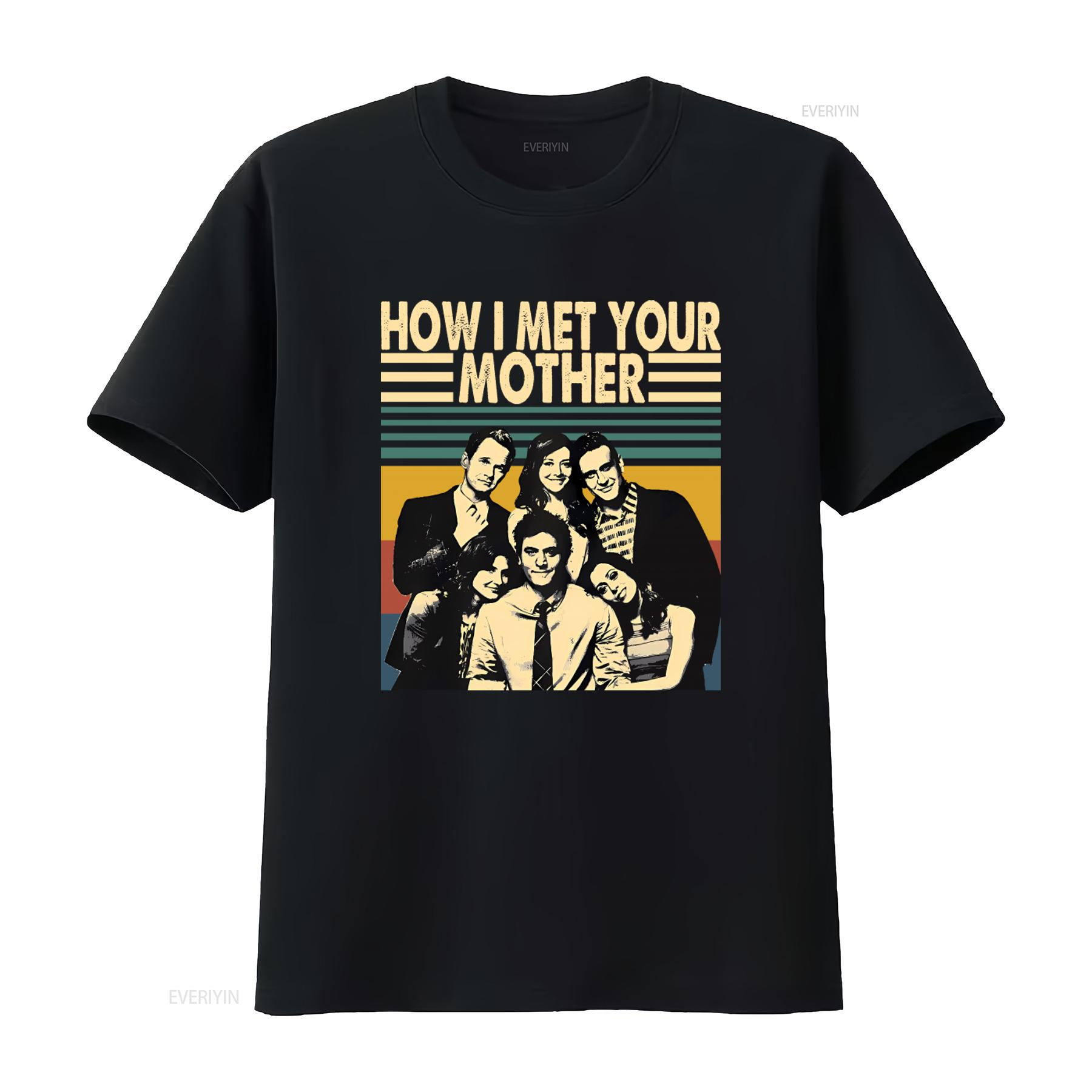 

How I Met Your Mother T shirt Perfect for Fans Stylish TV Show Design vintage Washed fashion graphic Comfortable 4XL