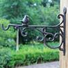 Retro Cast Iron Bird Wall Hooks & Hangers for Baskets & Lanterns