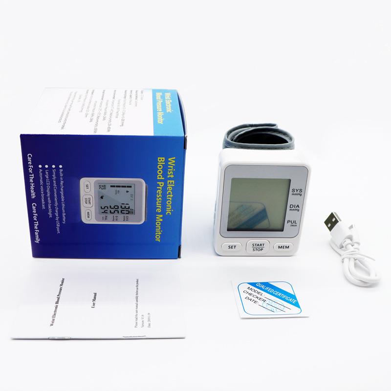 Huishentang Bluetooth Automatic Wrist Blood Pressure Monitor TK-W202