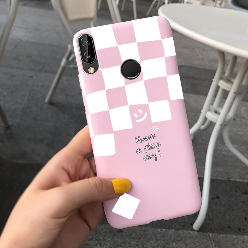 For Huawei P20 Lite Case Nova 3e ANE-LX1 ANE-LX2 Cute Cartoon Candy Color Silicone Phone Cases For Huawei P20lite Soft TPU Cover
