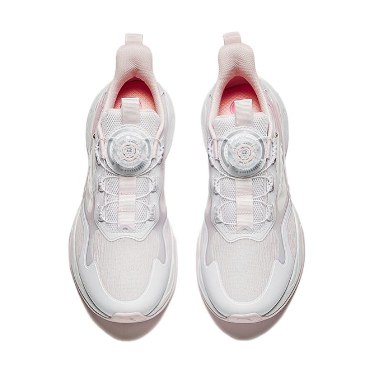 Anta Kids Sports Comfortable Non-Slip Breathable Low-Top Running Shoes Kids Sneaker Pink White 322435501-1