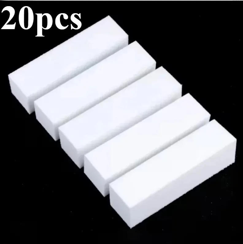 5/10/15/20Pcs Nail Buffer Professional Nail File Polisher Block Manicure Pedicure Files Sanding Polishing Sponge Nail Art Tools