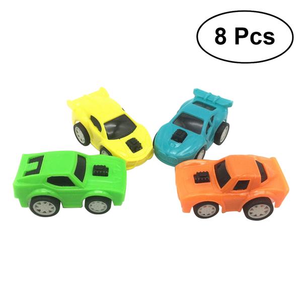 Buy 8 Pcs Friction Powered Toy Cars Pullback and Go Toy Play Set For