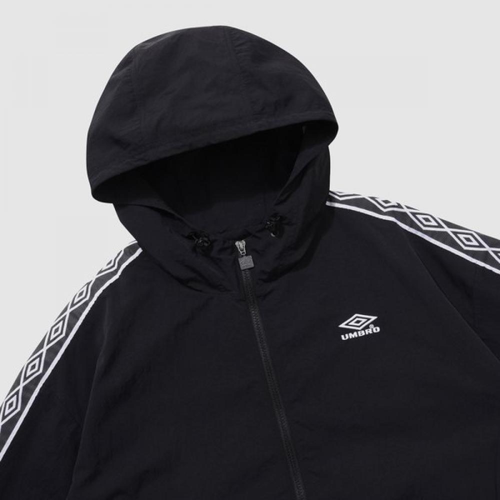 Umbro Unisex Hbl Side Diamond Hoodie Jacket Uq123cjk24blk