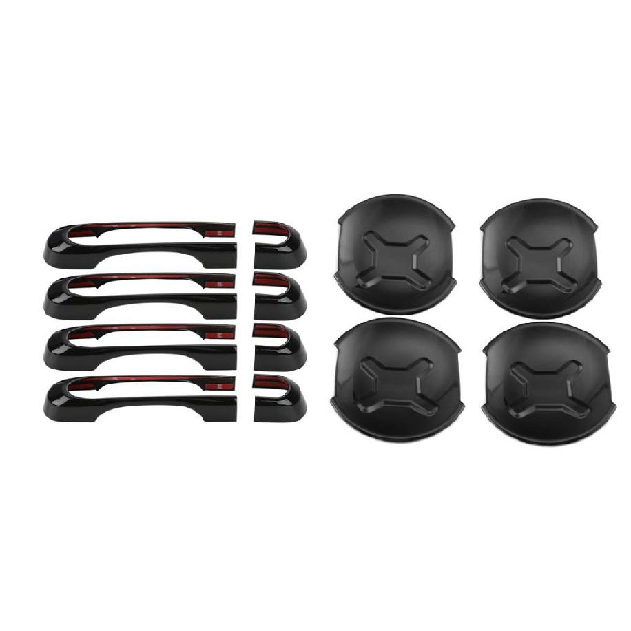 Door Grab Handle Bowl Decoration Cover Trim Sticker for Jeep Renegade 2016 2017 2018    2022 2023 Car