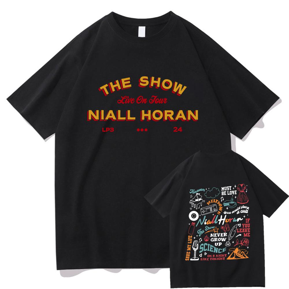 New Album The Show Live on Tour T Shirt Fashion UnisexWomen Harajuku Niall Horan TShirt Unisex High Quality Cotton Tee Shirt