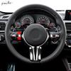 Lenkrad M M1 M2 Knopfschalter Abdeckung Für BMW M3 M4 M5 M6 X5M X6M F80 F82 F83 F10 F06 F15 F16 & 3er E90 E92 E93 M3