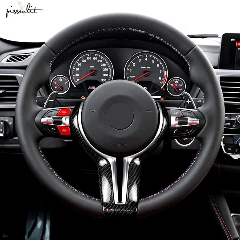 Lenkrad M M1 M2 Knopfschalter Abdeckung Für BMW M3 M4 M5 M6 X5M X6M F80 F82 F83 F10 F06 F15 F16 & 3er E90 E92 E93 M3