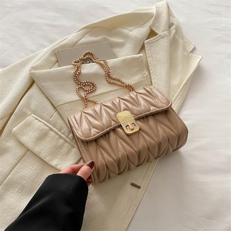 Trendy Vintage Commuter Bag Stylish Summer 2024 Shoulder Crossbody Square Pu Bag