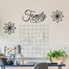 3pcs Black Metal Wall Art Family Sign Modern Home Decor Living Room Bedroom Hanging Ornament Industrial Design