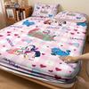 3pcs K-Pop Demon Hunters Print coreless Bed Sheet Set Multi Size Soft Bed Cover Bedroom Bedding Decoration Machine Washable