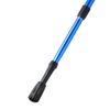 2PCS Retractable Cane 4 Sections Curved Handle Aluminum Alloy Mountaineering Cane for Outdoor