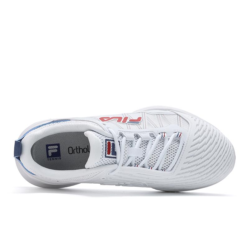 New FILA SPEED SERVE 1+ Abrasion Resistant Low Top Tennis Shoes Women's White Red A12W521509FWB
