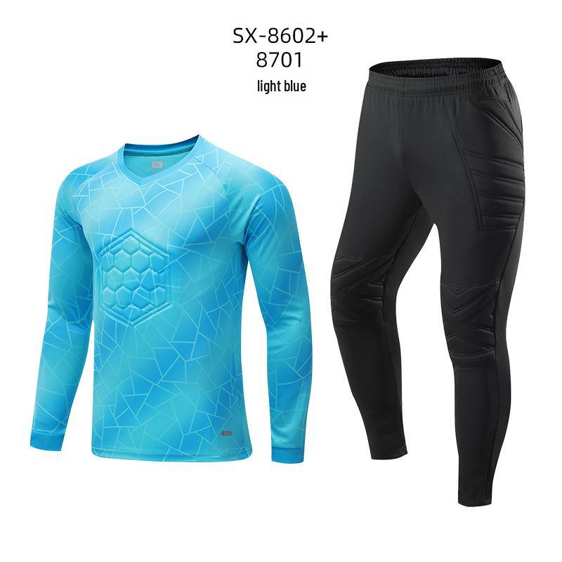 Herren Langarm Torwart Trainings- und Spiel Fußballtrikot