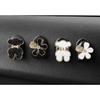 Mini Hook In The Car Center Console Seat Back Camellia, Bear, Multi-functional Storage ABS Data Cable Small Hook Auto