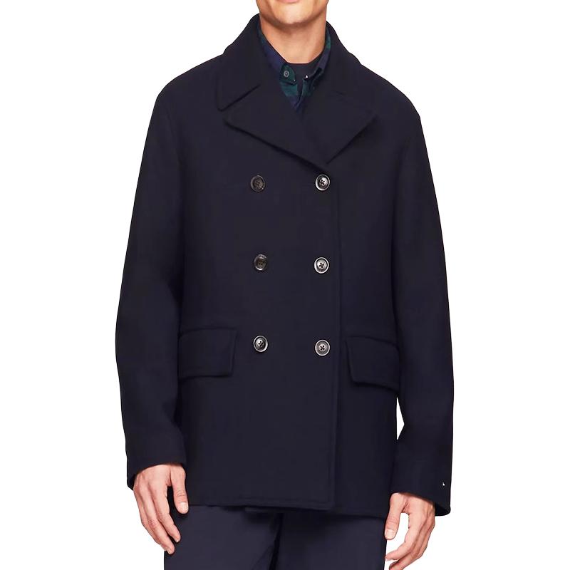 Tommy Hilfiger Coat Men`s Marine Blue