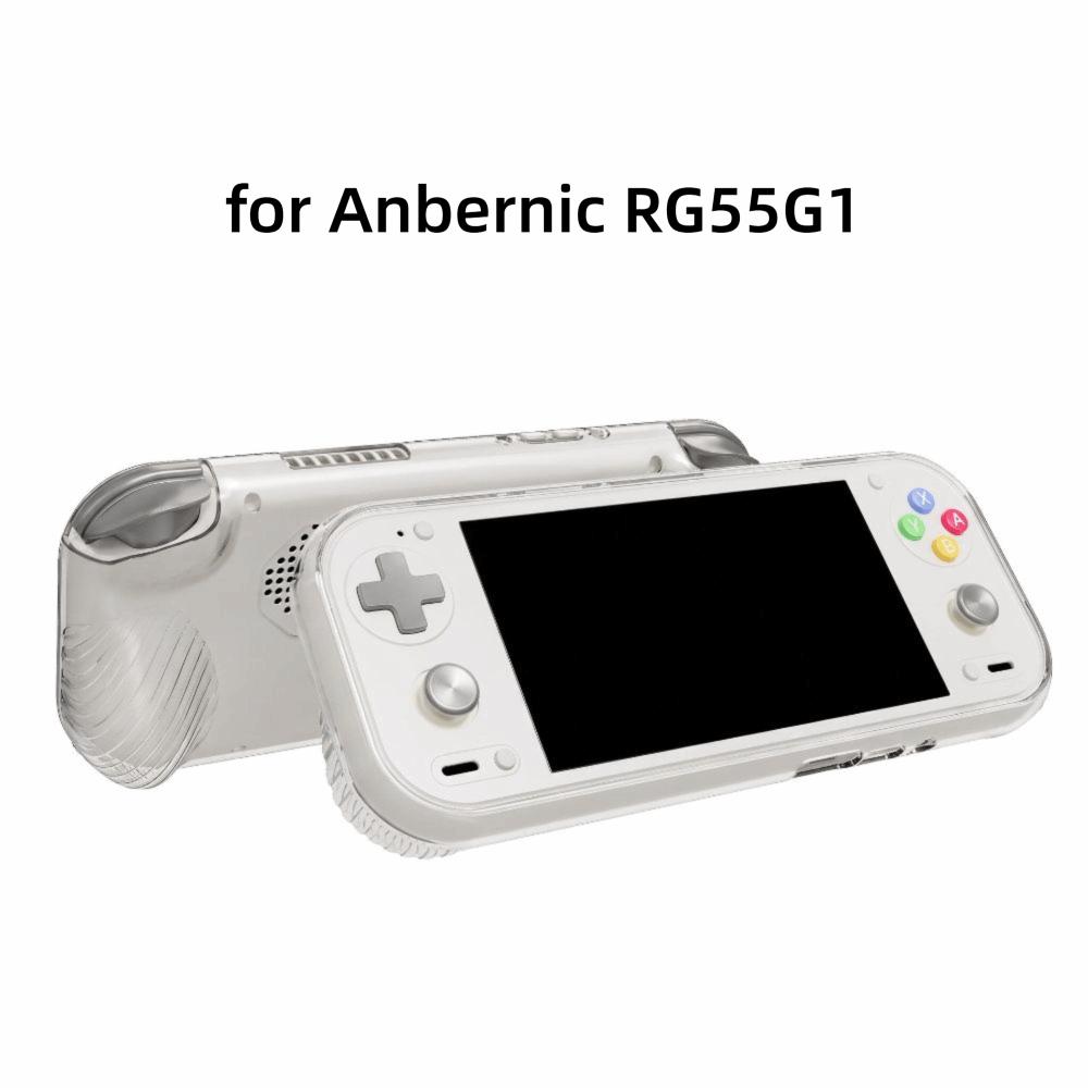 Shockproof Protective Case Clear Game Console Shell Soft Cover for Anbernic RG55G1 Accessories