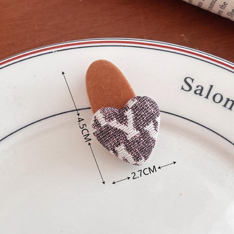 1/3/5Pcs Autumn Winter Hair Clips For Girl Woman Waterdrop Square Barrettes Solid Color Faux Fur BB Hairpins Soft Hair Accessory