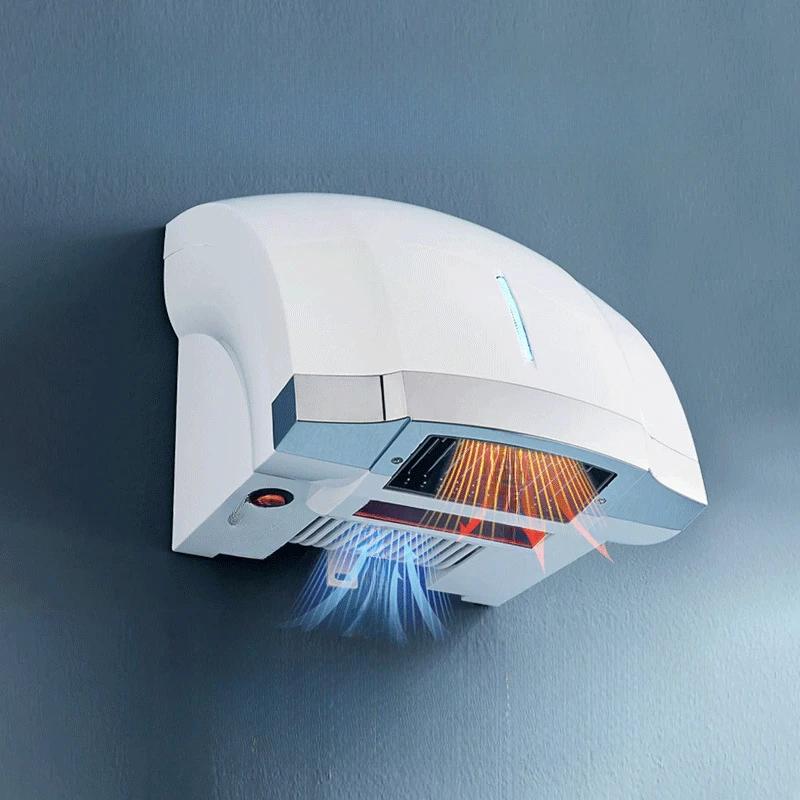 220V Commercial Hand Drye Electric Compact Sensor Automatic Hand Dryers High Speed Air Wiper 1800W For Bathroom