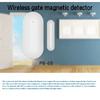 PGST door sensor, intelligent home door and window security detection, door opening alarm, 433MHz door detector, used to detect