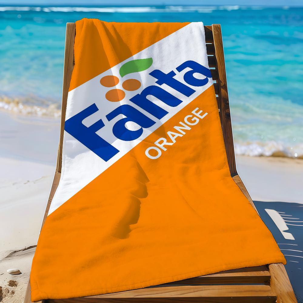 Drink F-Fanta Towel Beach Shower Bath Travel Lightweight Skin Friendly for Pool Camping Cruise Summer