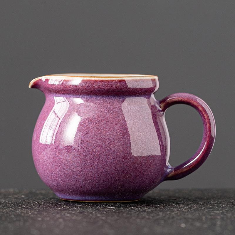 Luxury Ice Crackle Ceramic Kung Fu Tea Set with Gaiwan Teapot - Elegant Gift Box Included