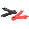 2 Stücke U58 30A Test Clip Messing Vernickelt Test Terminal Klemme mit ABS Schutzhülle Rot Schwarz