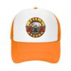 Guns N Roses Uformelt vanlig netting baseballhette metallbåndet Justerbare Snapback-hatter For kvinner Unisex pappa Trucker-hatter