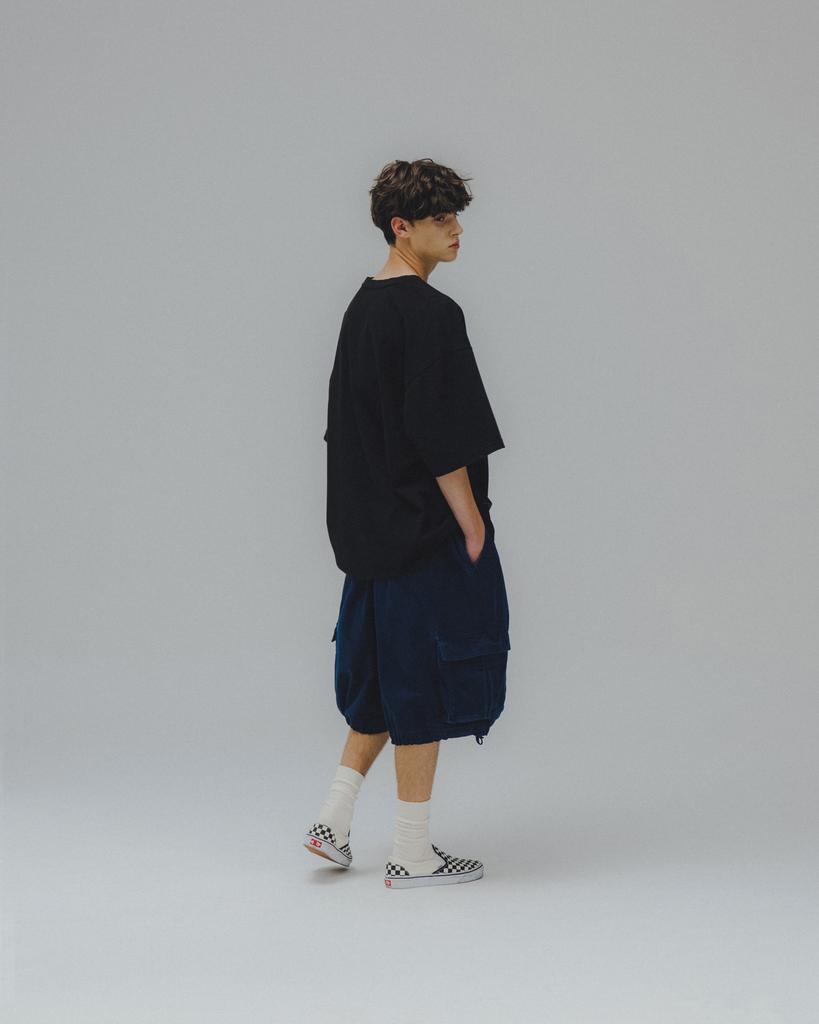 ANGLAN Essential Layer Half Tee - Black