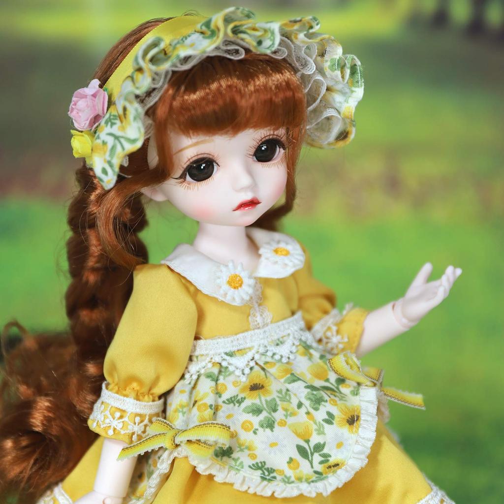 ICY Fortune Days 28cm BJD 28 Ball Jointed Full Set of Clothes and Best Gift for Girls 1/6 Doll, Doll, Shoes, 6+ (Summer)