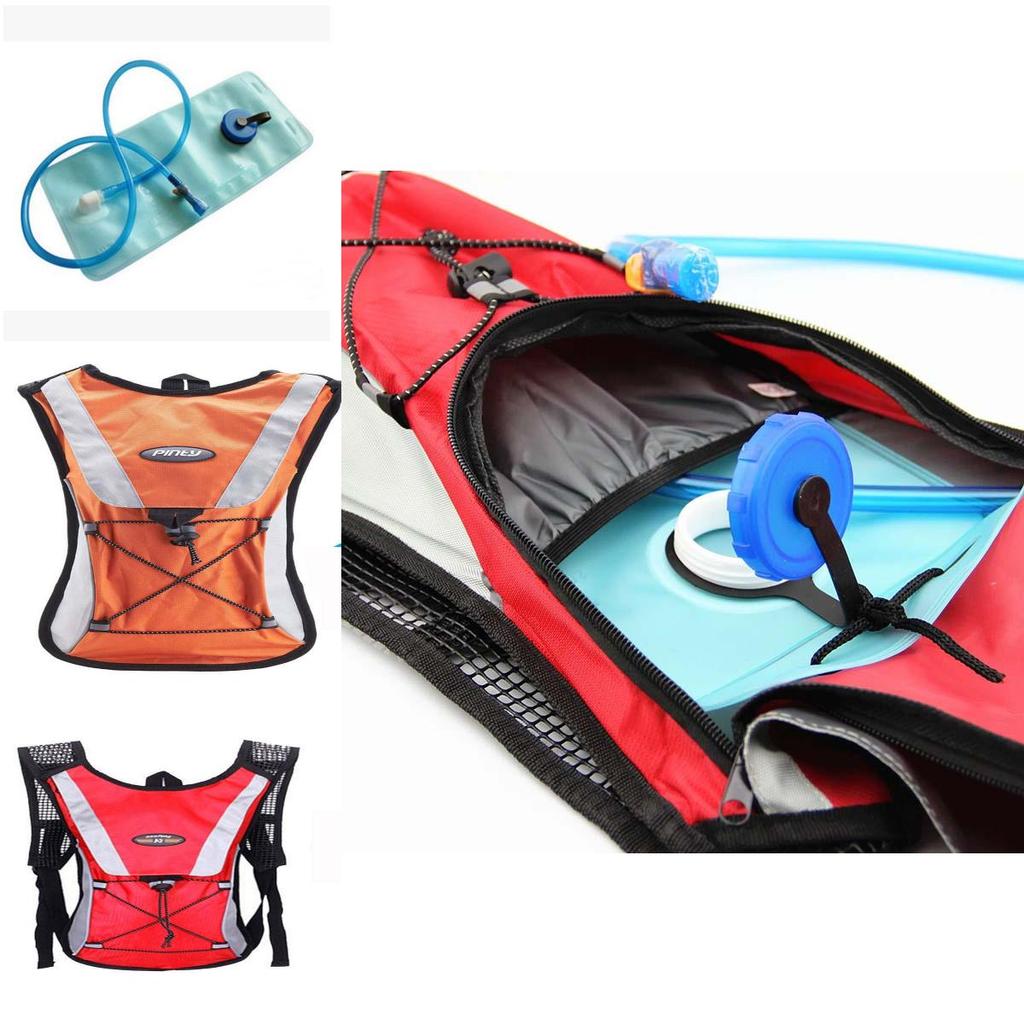 Premium Qualität 2l Wasserblasenbeutel Trinksystem Rucksack Perfekt für Wanderbegeisterte