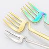 Hangable 5-Piece Tableware Set, Stainless Steel Cutlery Set Dining Utensils Kitchen Dinnerware Set Include Knife/Fork/Spoon/Coffee Spoon