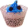 YOZATIA Vine Cupcake Wrappers, 60PCS Lace Cupcake Liners for Regular Sized Cupcake (Pink)