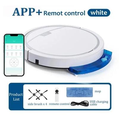 Robot Vacuum Cleaner Dry and Wet Cleaning Robot Vacuum Cleaner APP/remote Control High Suction Anti-fall Vacuum Cleaner with Water Tank