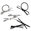 Korean Style Sweet Bow Hair Clip & Tie Set for Banquets
