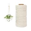 Cotton Rope 4mm Cotton String 100M Handicraft String Handmade Cotton Rope Durable Thick Macrame Rope Dream Catcher Wall Hanging Knitting DIY