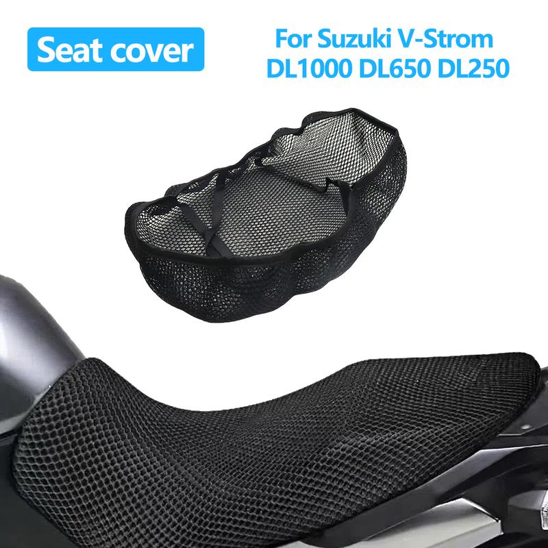 For Suzuki V-Strom VStrom DL1000 DL650 DL250 Motorcycle Seat Cover 3D Mesh Fabric Seat Non-Slip Breathable Protect Cushion