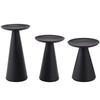 Candlestick Candle Holder 3 Pcs Black For Table Centerpiece For Wedding Party Candles Iron Metal Art Decorative