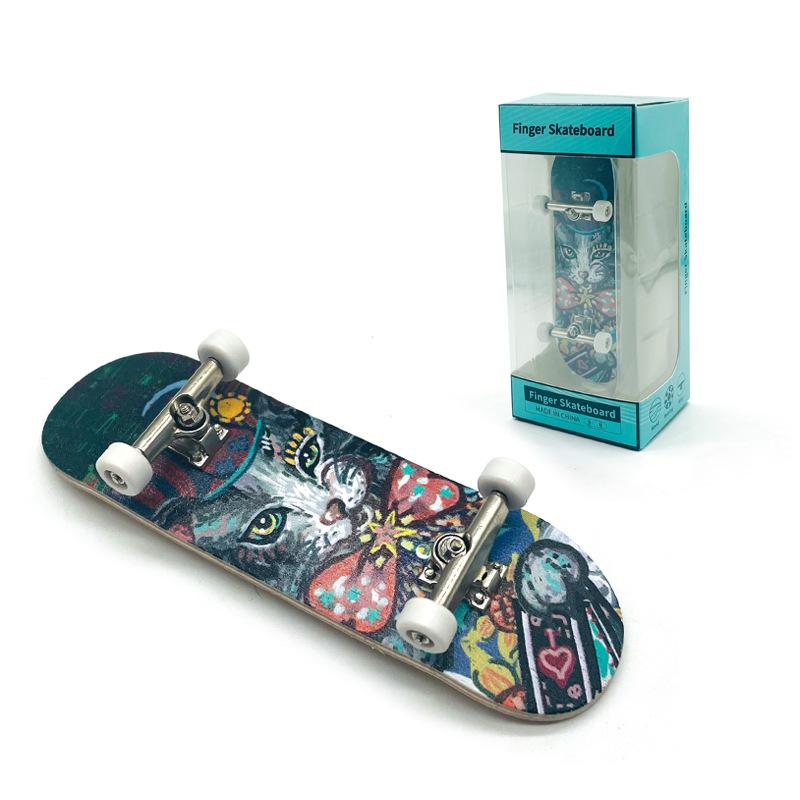 

Мини-скейтборд для мальчиков Фингерборд Новинки Игрушки Хобби Антистресс Сенсорные головоломки Игрушки Детские забавные подарки H12