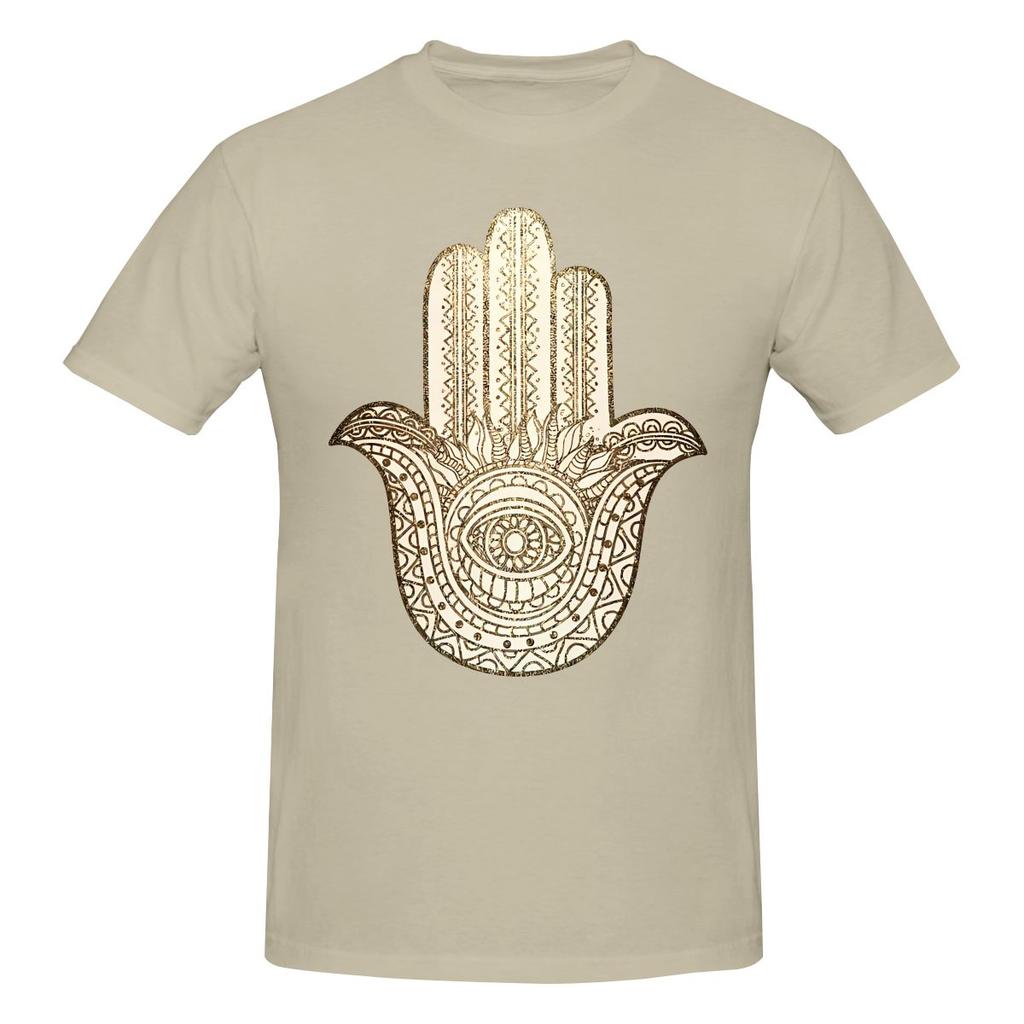 Funny Golden Hamsa Hand Unisexs Printed TShirt Unisex T shirtShirts