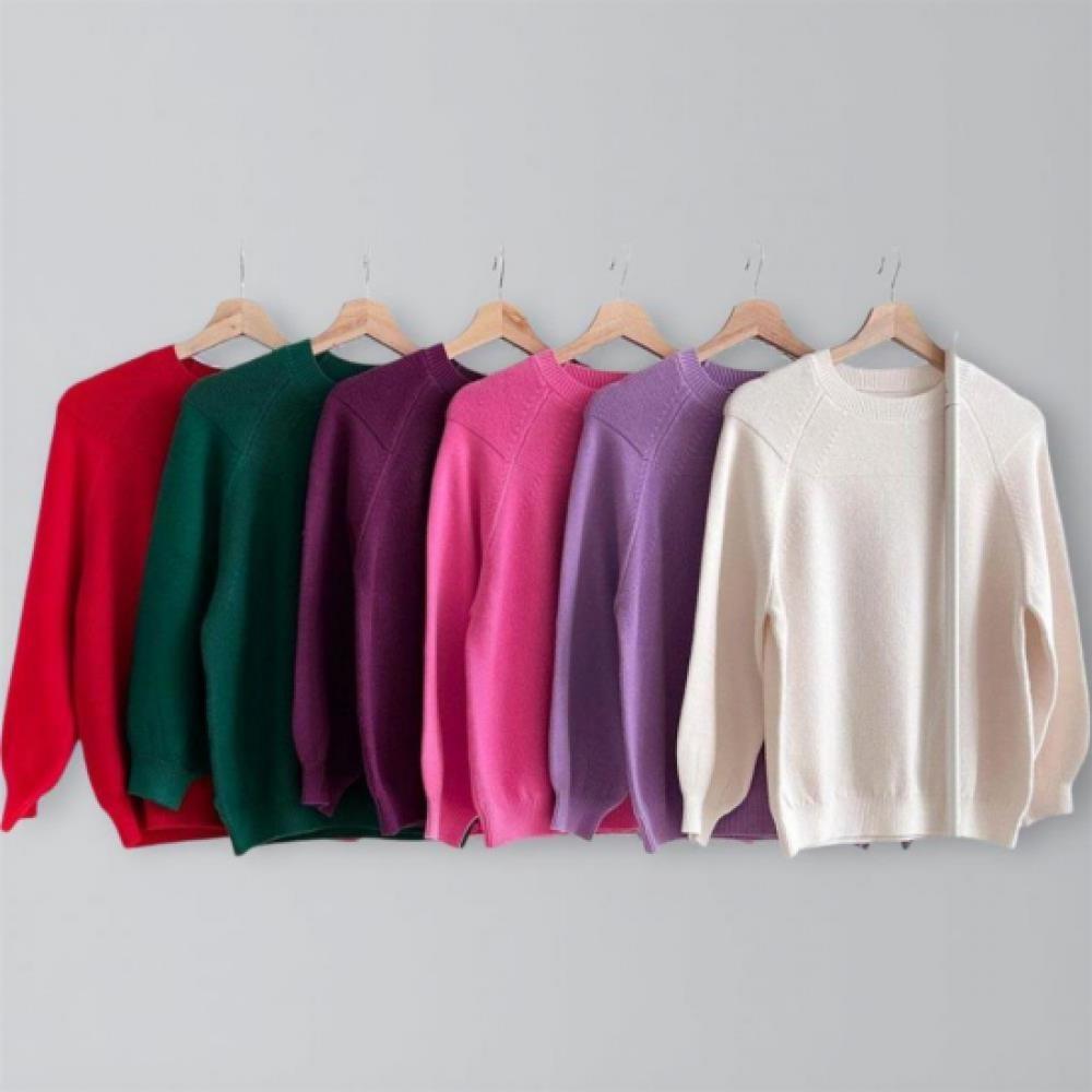 New Arrivals Open Run Women Vivid 6 Colors Raglan 7 Sleeve Waffle Knit Fall