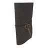 Vintage Leather Handmade Paper Journal Diary with Stylish Key (Black)
