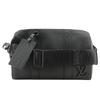 City Keepall Shoulder Bag M59255 LV Aerogram Mini Boston Noir Black Calfskin Mens Used