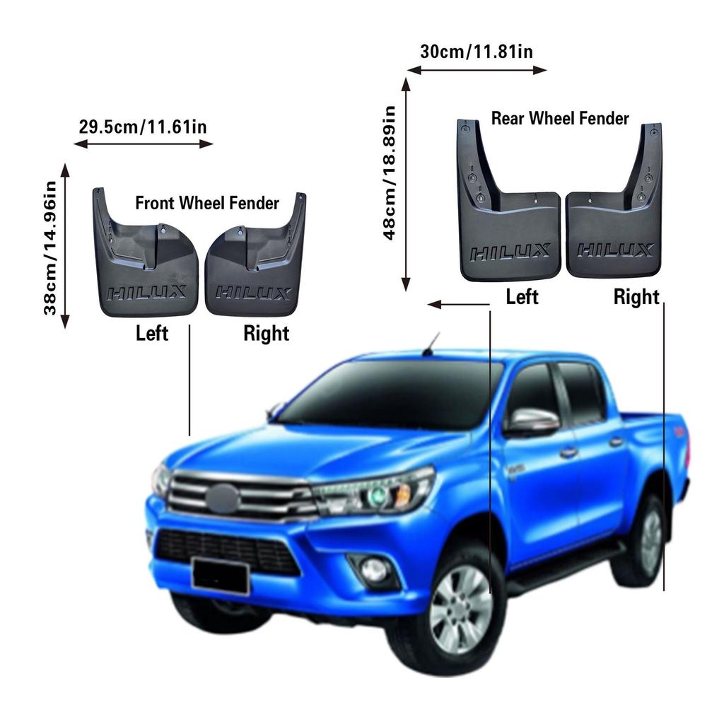 Toyota Hilux Vigo 4WD Fender Mudguard (2016-2023)