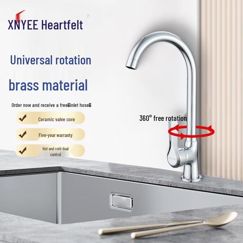 XNYEE Brass Kitchen Faucet