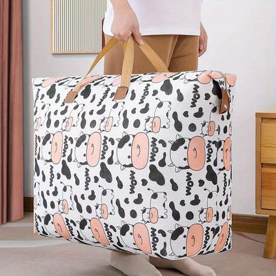 Large Capacity Moisture-Proof Storage Bag - Durable Non-Woven Multifunctional Quilt and Clothes Organizer for Home and Travel